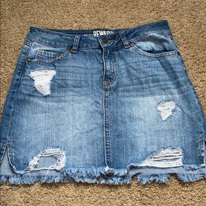 Rewash Jean skirt